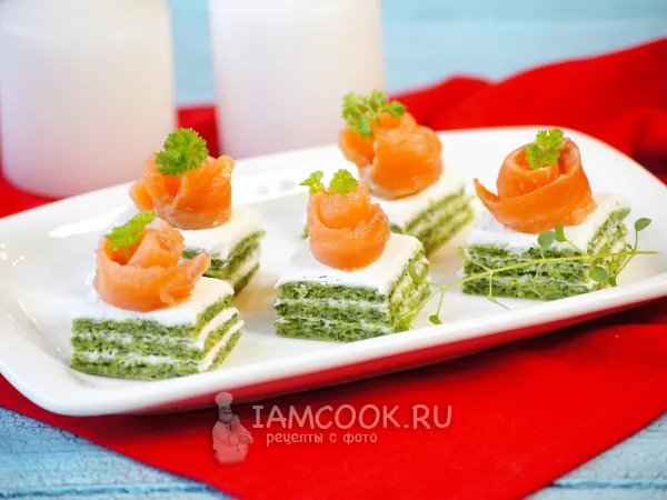 Фото готового блюда: Закусочные пирожные