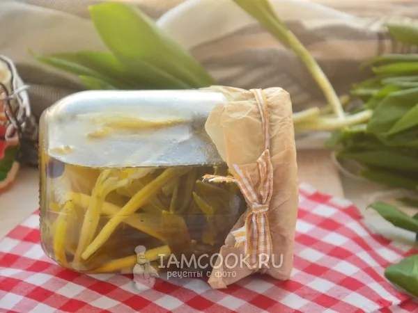 Фото блюда: Черемша по-корейски на зиму