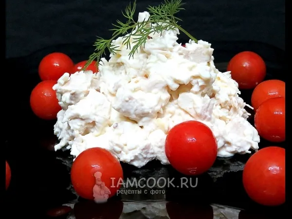 Фото готового блюда: Салат «Снежная горка»