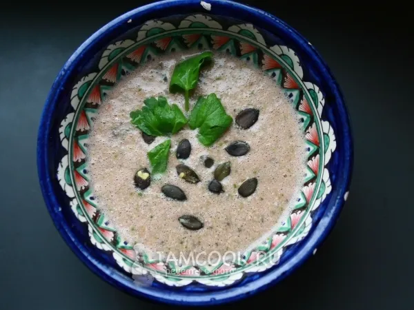 Фото готового блюда: Гаспачо с пророщенной гречкой