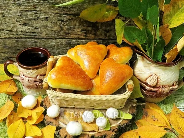 Фото готового блюда: Пирожки сердечные