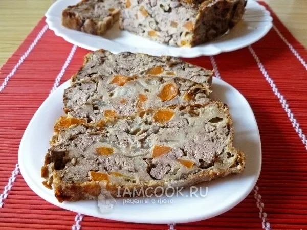 Фото блюда: Запеканка из куриной печени в духовке