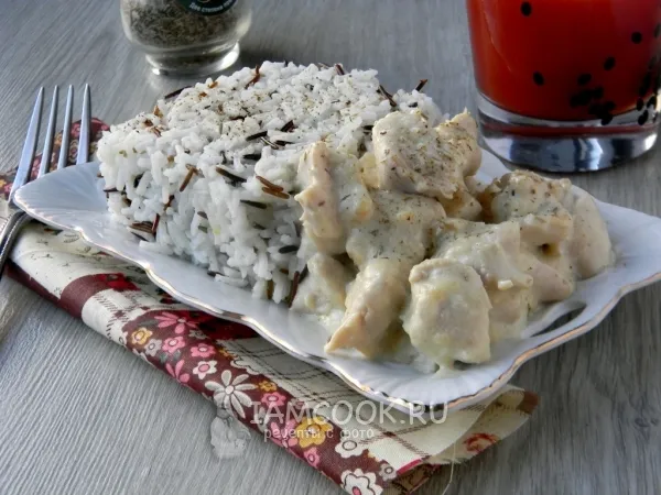 Фото блюда: Куриное филе в мультиварке