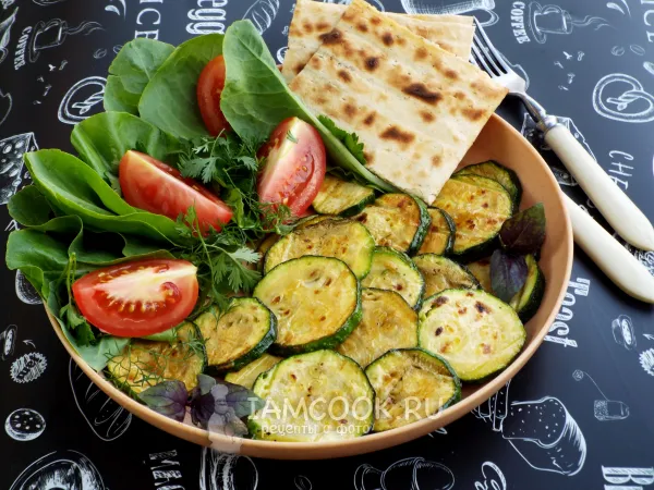 Фото блюда: Кабачки в соевом соусе на мангале