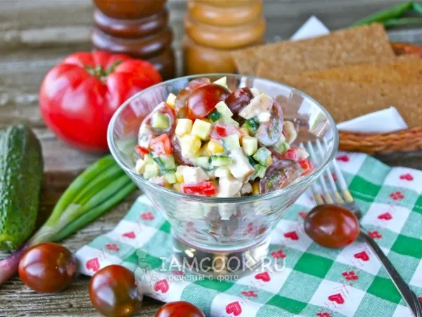 Фото готового блюда: Салат «Парижель»