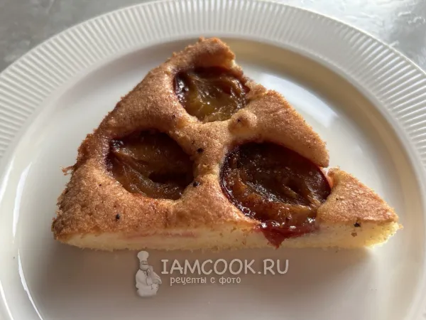 Фото блюда: Сливовый пирог без глютена