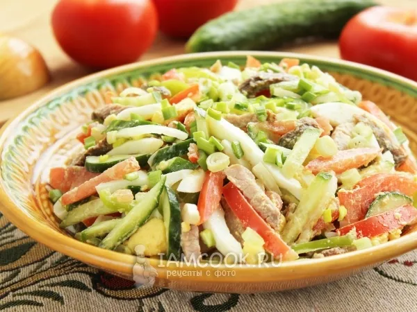 Фото блюда: Салат «Бахор»