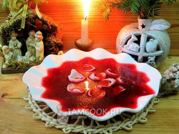 Фото блюда: Старопольский борщ с ушками