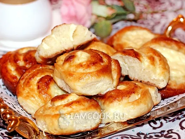Фото блюда: Плюшки с творогом