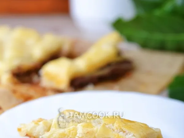 Фото готового блюда: Шоколад в слоеном тесте