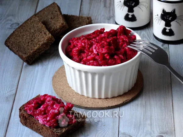 Фото блюда: Свекла с йогуртом (закуска)