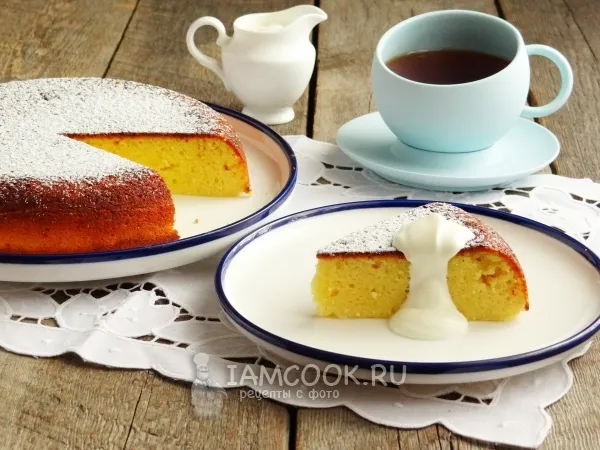 Фото блюда: Манник с творогом в мультиварке