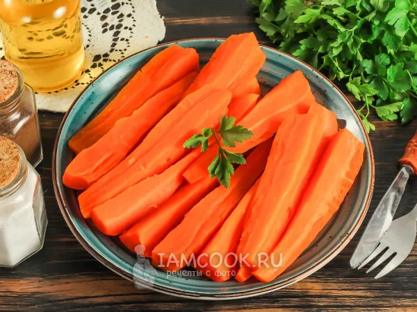 Фото блюда: Морковь на пару