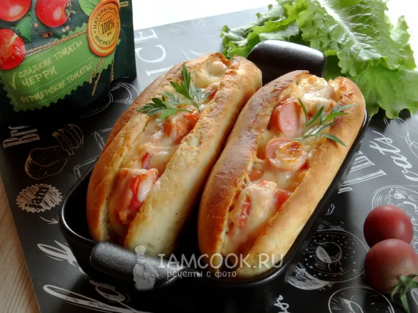 Фото блюда: Хот-дог в духовке