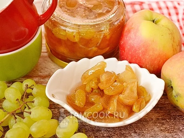 Фото блюда: Варенье из яблок и винограда