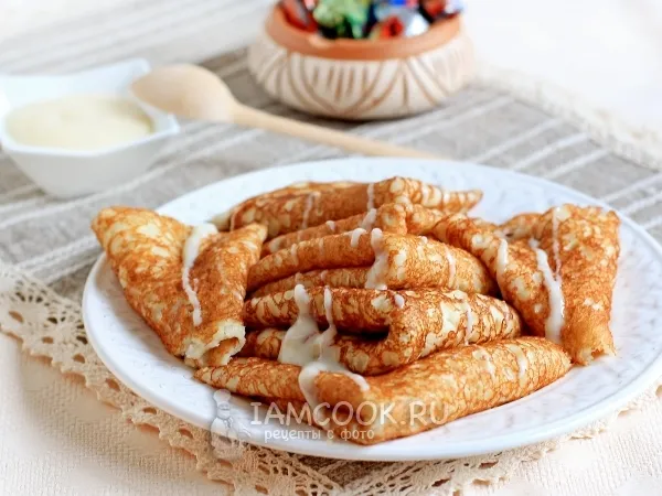 Фото блюда: Толстые блины на простокваше