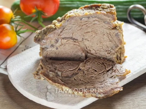 Фото готового блюда: Говядина в майонезе в духовке