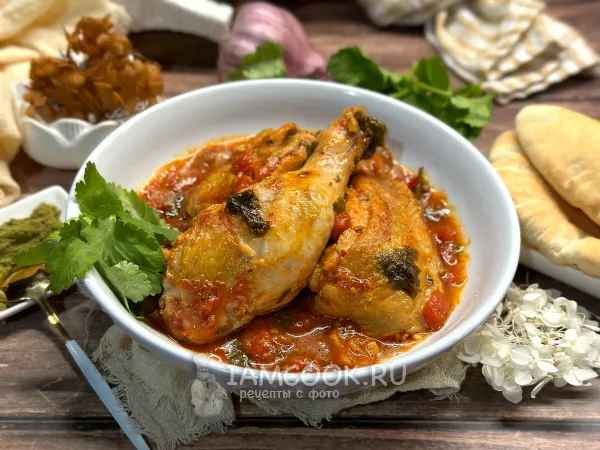 Фото блюда: Чахохбили из домашней курицы