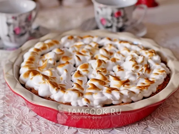 Фото блюда: Тарт с вареньем и итальянской меренгой