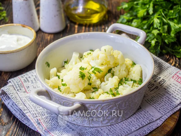 Фото блюда: Цветная капуста в микроволновке