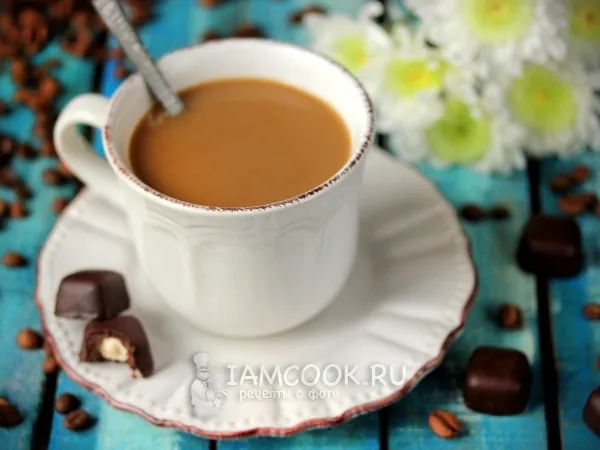 Фото готового блюда: Кофе со сгущёнкой