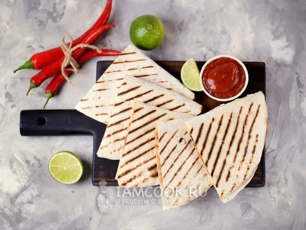 Фото блюда: Мексиканская лепёшка с начинкой