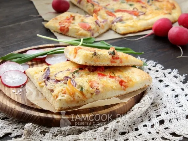 Фото готового блюда: Фламмкухен