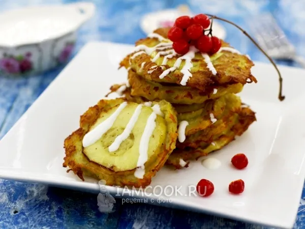 Фото блюда: Драники с яблоком