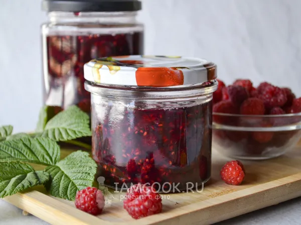 Фото блюда: Конфитюр из малины с желатином на зиму