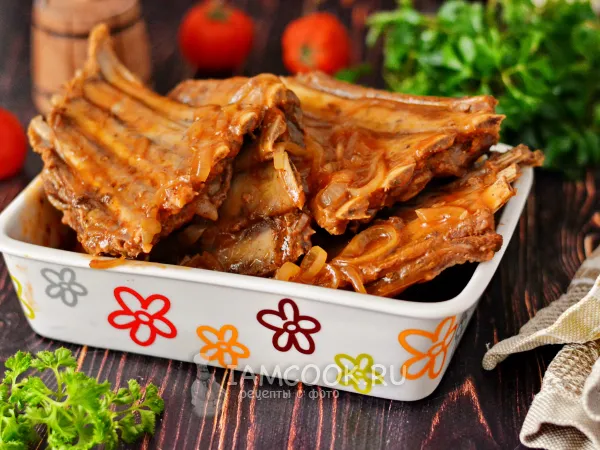 Фото блюда: Бараньи ребра в мультиварке