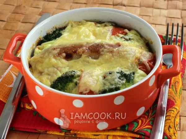 Фото блюда: Запеканка из брокколи с сыром