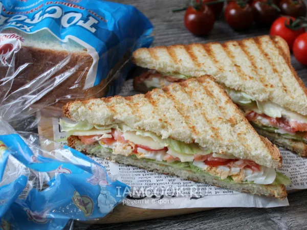 Фото блюда: Сэндвич Цезарь