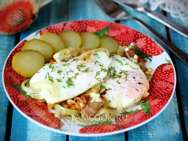 Фото блюда: Яичница в мультиварке