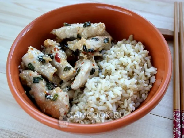 Фото блюда: Куриное филе по-китайски с кунжутом