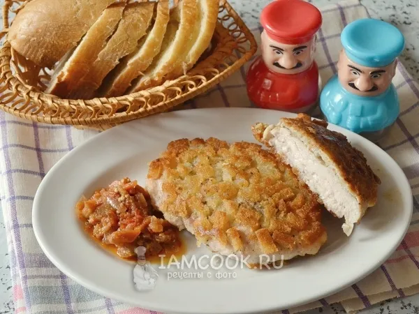 Фото готового блюда: Шницель по-министерски