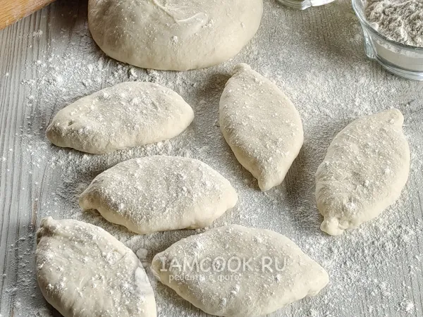 Фото блюда: Постное тесто на минералке для пирожков