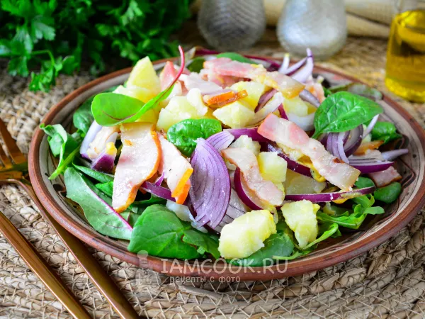 Фото блюда: Картофельный салат с беконом