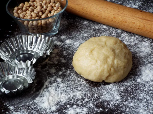 Фото блюда: Тесто для тарталеток на растительном масле (+тарталетки)