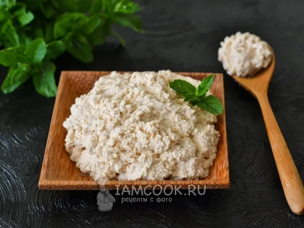 Фото блюда: Творог из ряженки в домашних условиях