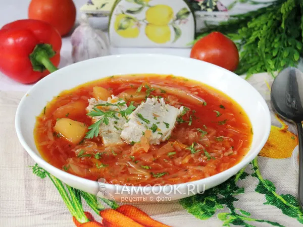 Фото готового блюда: Борщ без зажарки