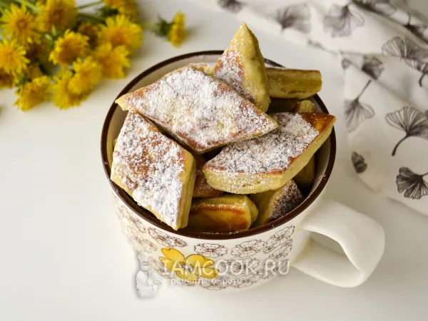 Фото готового блюда: Печенье на рассоле на сковороде