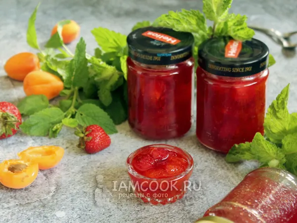 Фото блюда: Клубнично-абрикосовое варенье