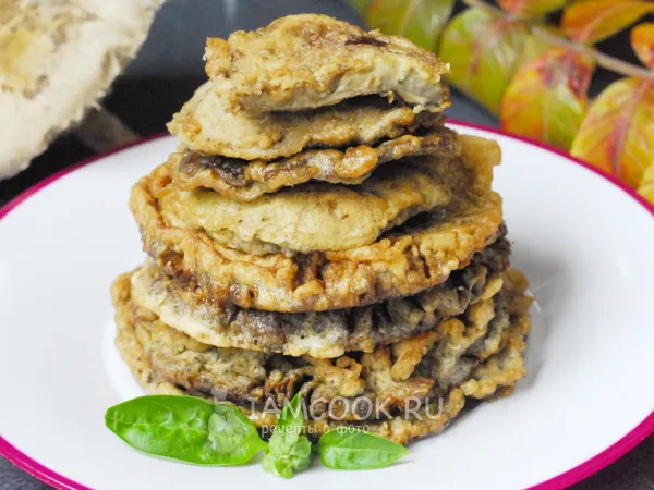 Фото блюда: Грибы зонтики в кляре