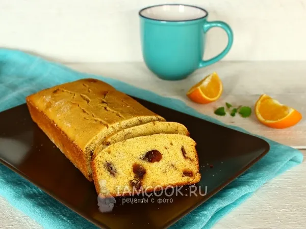 Фото блюда: Кукурузный хлеб с финиками
