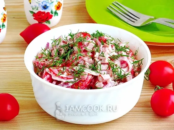 Фото готового блюда: Салат «Открытие»