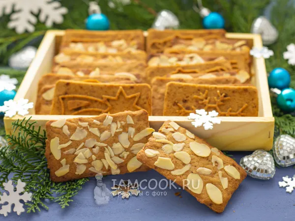 Фото готового блюда: Рождественское печенье с коричневым сахаром