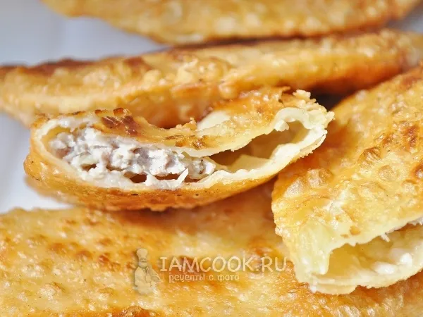 Фото готового блюда: Чебуреки с филе индейки