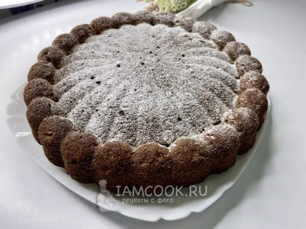 Фото блюда: Морковный пирог с миндалем (диетический)