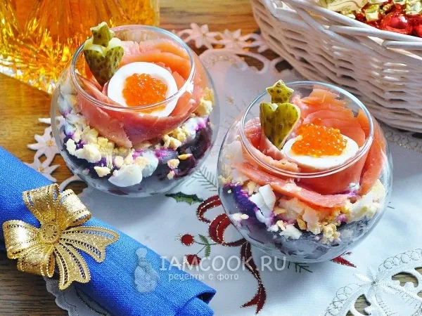 Фото готового блюда: Веррины с красной рыбой и икрой