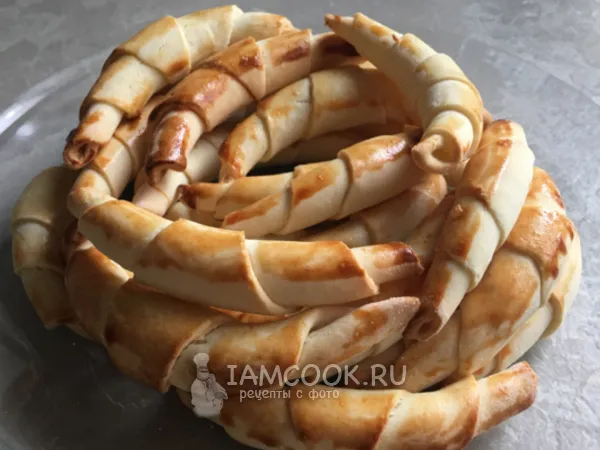 Фото готового блюда: Лимонные рогалики из рисовой муки (безглютеновые)